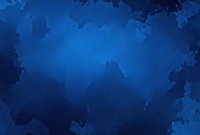The primary subject of the image is a blue sky with clouds. The setting is a cloudy sky, and the visual style is a digital art or illustration. The dominant colors are blue and gray, creating a calm and serene atmosphere.