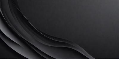 The primary subject of the image is a black leather material, which appears to be a piece of leather or a leather-like surface. The setting is a black background, which contrasts with the leather material. The visual style is a close-up of the leather material, showcasing its texture and details. The colors and mood of the image are predominantly black, giving it a sleek and modern appearance.