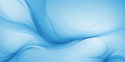 The primary subject of the image is a blue wave or flowing water. The setting is a blue background, which creates a sense of depth and contrast. The visual style is a digital art or illustration, as the water appears to be flowing and has a smooth, fluid appearance. The dominant colors are blue and white, giving the image a calm and serene atmosphere.