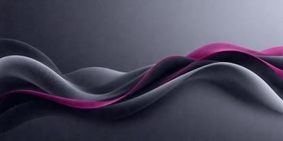 The primary subject of the image is a purple and pink flowing pattern, which appears to be a digital art or illustration. The setting is a gray background, which contrasts with the vibrant colors of the flowing pattern. The visual style suggests that the image is a creative and artistic representation of the flowing pattern. The colors and mood of the image are predominantly purple and pink, creating a sense of movement and fluidity.