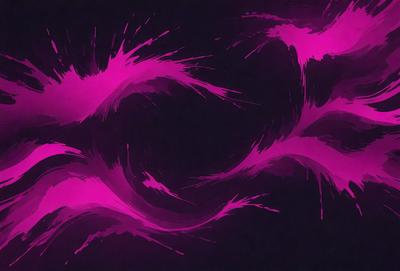 The primary subject of the image is a purple and pink swirl pattern. The setting is a dark background, which contrasts with the swirl pattern. The visual style appears to be a digital art or illustration, as the swirl pattern is intricately detailed. The dominant colors in the image are purple and pink, creating a vibrant and lively atmosphere.
