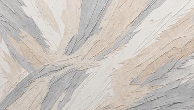 The primary subject of the image is a piece of paper with a pattern of wrinkles and folds. The setting is a white background, and the visual style appears to be a close-up of the paper. The colors and mood of the image are predominantly gray, giving it a somewhat dull and monotonous appearance.