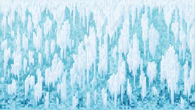 The primary subject of the image is a large, blue, and white iceberg. The iceberg is surrounded by a blue ocean, and it appears to be melting. The setting is a vast, open water body, with the iceberg being the main focus of the scene. The visual style of the image is a combination of photo and digital art, creating a realistic yet artistic representation of the melting iceberg. The colors and mood of the image are predominantly blue and white, with a sense of melancholy