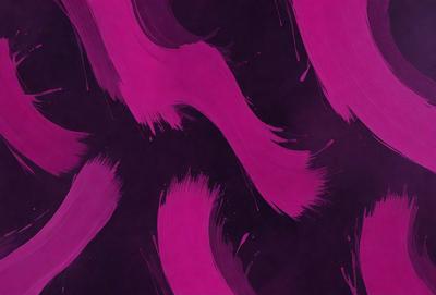 The primary subject of the image is a purple background with a pattern of swirls and waves. The setting is a dark background, which contrasts with the purple swirls. The visual style appears to be a combination of digital art and illustration, creating a unique and artistic appearance. The dominant colors are purple and pink, giving the image a calming and soothing atmosphere.