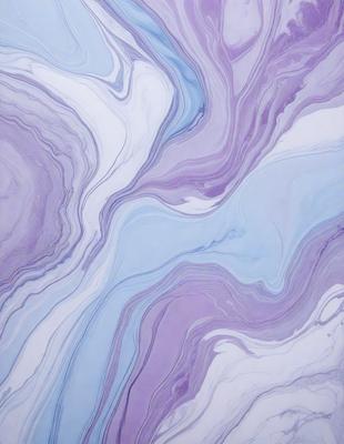 The primary subject of the image is a purple and blue swirling pattern, which appears to be a painting or a digital artwork. The setting is a white background, which contrasts with the vibrant colors of the swirling pattern. The visual style is a mix of artistic and digital elements, creating a unique and eye-catching piece. The dominant colors are purple and blue, which evoke a sense of calmness and tranquility.