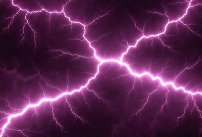 The primary subject of the image is a purple lightning bolt, which is the main object, scene, or focus of the image. The setting or background is a dark, purple sky, which adds to the overall atmosphere of the image. The visual style of the image is a photo, as it captures the purple lightning bolt in a realistic manner. The colors and mood of the image are predominantly purple, creating a dramatic and intense atmosphere.