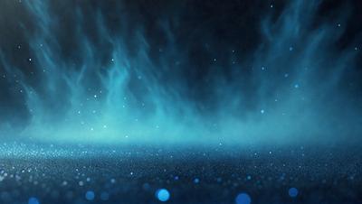 The primary subject of the image is a blue background with a few white stars scattered throughout. The setting appears to be a dark, starry sky. The visual style is a digital art or illustration, with the blue background and white stars creating a unique and captivating atmosphere. The colors and mood of the image are predominantly dark and moody, with the blue background and white stars adding a touch of brightness and contrast.