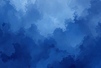 The primary subject of the image is a cloudy blue sky. The setting is a cloudy day, and the visual style is a photo. The sky is filled with clouds, and the dominant colors are blue and white. The overall atmosphere is serene and peaceful.