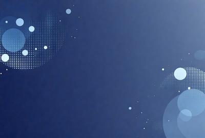 The primary subject of the image is a blue background with a pattern of white dots. The setting is a dark blue sky, and the visual style appears to be a digital art or illustration. The colors and mood of the image are predominantly dark and moody, with the blue background and white dots creating a sense of depth and contrast.