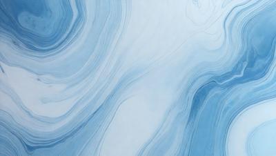 The primary subject of the image is a blue and white ocean wave. The setting is a large body of water, with the wave extending across the entire image. The visual style is a digital art or illustration, as the wave appears to be a part of a larger, intricate design. The dominant colors are blue and white, creating a serene and calming atmosphere.
