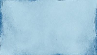The primary subject of the image is a large, empty blue canvas. The setting is a blank, white background, which creates a clean and uncluttered visual style. The colors and mood of the image are predominantly blue, giving it a calm and serene atmosphere.