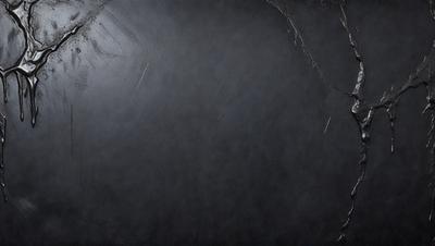 The primary subject of the image is a black background with a white line. The setting is a dark room, and the visual style is a black and white photo. The colors and mood of the image are predominantly dark and moody, with the white line adding a touch of contrast.