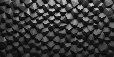 The primary subject of the image is a black and white patterned wall. The setting is a black background, and the visual style is a patterned wallpaper. The dominant colors are black and white, creating a bold and striking appearance.