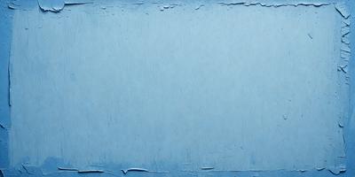 The primary subject of the image is a large, blue wall with a slightly textured surface. The setting is a room with a blue background, and the visual style appears to be a painting or a drawing. The colors and mood of the image are predominantly blue, creating a calm and serene atmosphere.