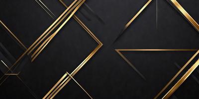 The primary subject of the image is a black and gold patterned wallpaper. The setting is a black background, and the visual style is a patterned design. The dominant colors are black and gold, creating a sophisticated and elegant atmosphere.