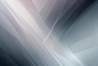 The primary subject of the image is a pattern of white lines on a gray background. The setting is a dark room, and the visual style appears to be a digital art or illustration. The dominant colors are gray and white, creating a calm and minimalist atmosphere.