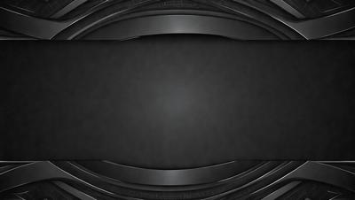 The primary subject of the image is a black background with a silver circle in the center. The setting is a dark room, and the visual style appears to be a digital art or illustration. The dominant colors are black and silver, creating a moody and dramatic atmosphere.