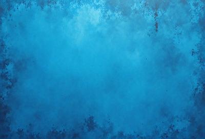 The primary subject of the image is a large, blue, cloudy sky. The setting is a vast, open space with no visible landmarks or objects. The visual style is a combination of a photo and a digital art, creating a unique and artistic representation of the sky. The colors and mood of the image are predominantly blue, with a slightly cloudy and moody atmosphere.