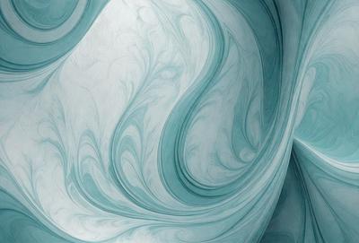 The primary subject of the image is a blue and white swirl pattern, which appears to be a digital art or illustration. The setting is a blue background, and the visual style suggests that the image is a creative and artistic representation of a swirling motion. The dominant colors are blue and white, and the overall atmosphere is one of fluidity and motion.
