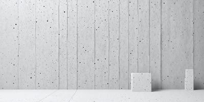 The primary subject of the image is a white wall with a pattern of small holes. The setting is a room with a table and a box placed on it. The visual style is a photo, and the colors and mood are predominantly white, giving the scene a clean and minimalist appearance.