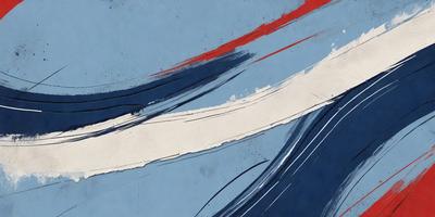 The primary subject of the image is a painting or drawing of a wave. The setting is a blue background, which adds to the overall atmosphere. The visual style appears to be a combination of digital art and illustration, creating a unique and artistic representation of the wave. The colors used in the painting are predominantly blue, which contributes to the calming and serene mood of the image.