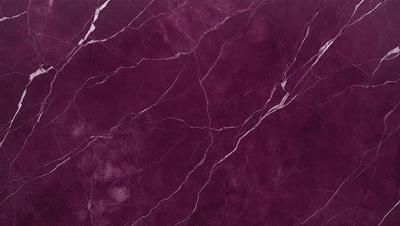 Purple marble wall with white veins.
