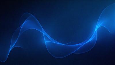 The primary subject of the image is a blue, swirling, and flowing pattern. The setting is a dark blue background, which contrasts with the swirling pattern. The visual style is a digital art or illustration, as the swirling pattern appears to be a digital creation. The colors and mood of the image are predominantly blue, creating a calm and serene atmosphere.