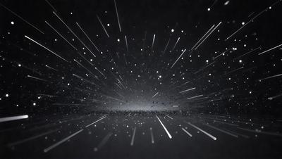 The primary subject of the image is a bright, colorful, and dynamic display of stars. The setting is a black background, which contrasts with the vibrant colors of the stars. The visual style is a combination of a photo and digital art, creating a unique and captivating representation of the celestial scene. The colors and mood of the image are lively and energetic, evoking a sense of wonder and exploration.