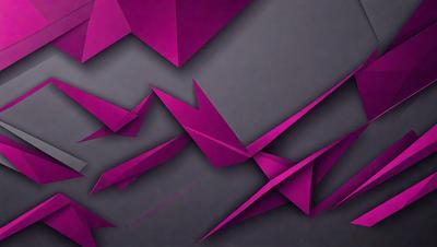 The primary subject of the image is a purple geometric pattern, which is the main focus of the image. The setting is a dark background, which contrasts with the purple pattern. The visual style is a digital art or illustration, as the pattern appears to be a digital creation. The dominant colors are purple and black, creating a bold and striking visual effect.
