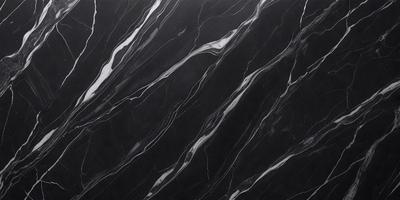 The primary subject of the image is a black and white marble pattern. The setting is a black background, which contrasts with the marble pattern. The visual style is a close-up of the marble pattern, showcasing its intricate details. The colors and mood of the image are predominantly black and white, giving it a classic and elegant appearance.