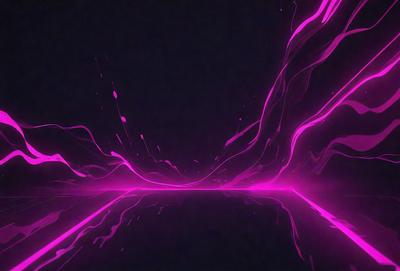 The primary subject of the image is a pink and purple swirl pattern. The setting is a dark background, which contrasts with the vibrant colors of the swirl pattern. The visual style appears to be a digital art or illustration, as the swirl pattern is created with a combination of pink and purple colors. The overall atmosphere of the image is energetic and visually appealing.