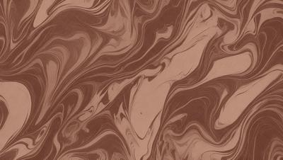 The primary subject of the image is a brown and white marbled paper with a swirling pattern. The setting is a table, and the visual style is a close-up of the paper. The colors and mood of the image are warm and earthy, with the brown and white marbled paper creating a sense of depth and texture.