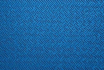 The primary subject of the image is a blue, diamond-shaped pattern. The setting is a blue background, and the visual style appears to be a digital art or illustration. The dominant colors are blue and white, creating a calm and soothing atmosphere.