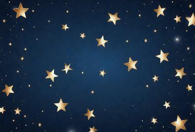 The primary subject of the image is a night sky filled with stars. The setting is a dark, star-filled background, creating a sense of depth and mystery. The visual style is a combination of a photo and digital art, as the image is a close-up of the night sky with a pattern of stars. The colors and mood of the image are predominantly dark and serene, with the stars providing a sense of wonder and tranquility.