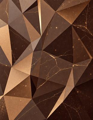 The primary subject of the image is a close-up of a marble surface with a patterned design. The setting is a room with a brown and gold color scheme. The visual style is a combination of a photo and digital art, creating a unique and intricate pattern. The colors and mood of the image are warm and inviting, with the marble surface and patterned design adding a touch of elegance and sophistication.