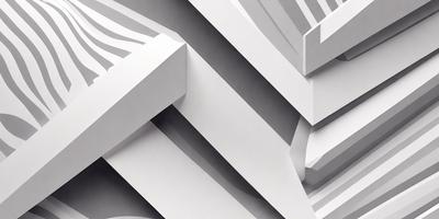 The primary subject of the image is a white, three-dimensional sculpture of a letter "E" made of white blocks. The setting is a white background, which emphasizes the sculpture's shape and form. The visual style is a combination of digital art and illustration, as the sculpture appears to be a digital representation of a letter. The colors and mood of the image are predominantly white, giving it a clean and minimalist appearance.