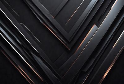 The primary subject of the image is a black and white pattern, which is a digital art piece. The setting is a black background, and the visual style is a combination of digital art and illustration. The dominant colors are black and white, creating a bold and striking atmosphere.
