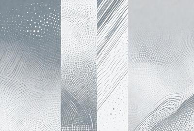 The image consists of three different colored backgrounds, each with a unique pattern. The first background is a white color with a pattern of dots, the second is a gray color with a pattern of circles, and the third is a black and white color with a pattern of squares. The three backgrounds are arranged in a row, creating a visually appealing and diverse display.