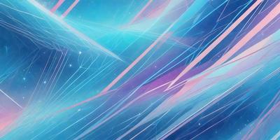 The primary subject of the image is a colorful, abstract design featuring a mix of blue, pink, and purple hues. The setting is a space-like environment, with a backdrop of stars and a purple sky. The visual style is a combination of digital art and illustration, creating a vibrant and dynamic scene. The colors and mood of the image are lively and energetic, with the blue and purple tones evoking a sense of tranquility and wonder.
