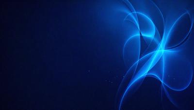 The primary subject of the image is a blue background with a blue and white swirl pattern. The setting is a dark blue background, and the visual style is digital art. The dominant colors are blue and white, creating a calm and soothing atmosphere.
