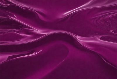 Purple fabric with a flowing pattern.