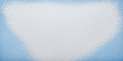 The primary subject of the image is a white sheet of paper with a blue border. The setting is a white background, and the visual style is a photo. The colors and mood of the image are predominantly white and blue, creating a clean and calm atmosphere.