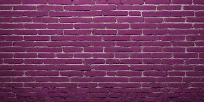 The primary subject of the image is a purple brick wall. The setting is a brick wall, and the visual style is a photo. The dominant colors are purple and pink, creating a warm and inviting atmosphere.