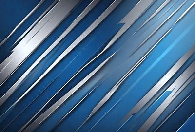 The primary subject of the image is a blue and silver patterned background. The setting is a blue and silver background, which creates a visually appealing and modern atmosphere. The visual style of the image is a combination of digital art and illustration, giving it a unique and contemporary appearance. The dominant colors in the image are blue and silver, which contribute to the overall mood of the scene.