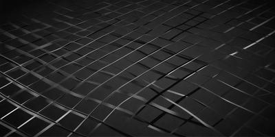 The primary subject of the image is a black and white pattern, which appears to be a close-up of a metal surface. The setting is a black background, which contrasts with the pattern. The visual style is a combination of a photo and digital art, creating a unique and intricate design. The colors and mood of the image are predominantly black and white, giving it a modern and sophisticated appearance.
