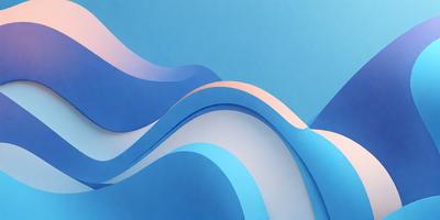 The primary subject of the image is a large, blue wave. The setting is a blue background, which creates a striking contrast with the wave. The visual style is a combination of digital art and illustration, giving the image a unique and artistic appearance. The dominant colors are blue and white, with the blue wave being the most prominent feature. The overall atmosphere of the image is dynamic and captivating, as it showcases the power and beauty of the ocean.