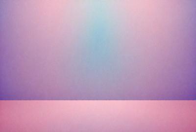 The primary subject of the image is a large, empty wall with a pink background. The setting is a room with a purple wall, and the visual style appears to be a photo. The colors and mood of the image are predominantly pink and purple, creating a calm and serene atmosphere.