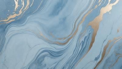 The primary subject of the image is a blue and gold swirl pattern, which is the main focus of the image. The setting is a blue and gold swirl patterned surface, which serves as the backdrop for the image. The visual style of the image is a digital art or illustration, as it is a well-defined and detailed pattern. The dominant colors in the image are blue and gold, creating a sense of depth and richness in the overall atmosphere.