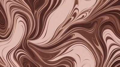 The primary subject of the image is a close-up of a brown and white patterned wallpaper. The setting is a room with a brown and white patterned wallpaper. The visual style is a close-up of the wallpaper, showcasing its intricate design. The colors and mood of the image are warm and inviting, with the brown and white pattern creating a cozy atmosphere.