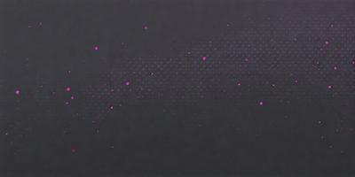 The primary subject of the image is a pattern of dots on a black background. The setting is a dark, empty space, and the visual style appears to be a digital art or illustration. The dominant colors are black and pink, creating a moody and dramatic atmosphere.
